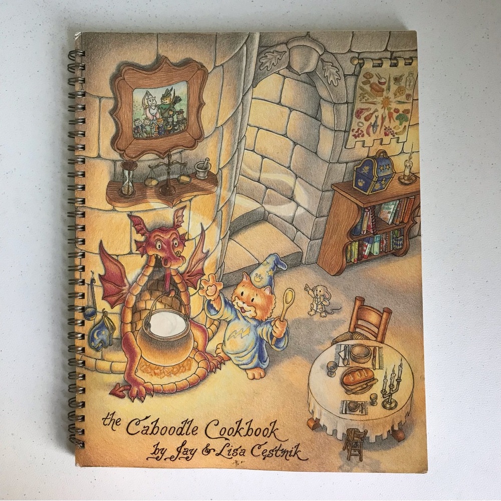 Vintage 90s Rare Caboodle Cookbook by Jay & Lisa Cestnik